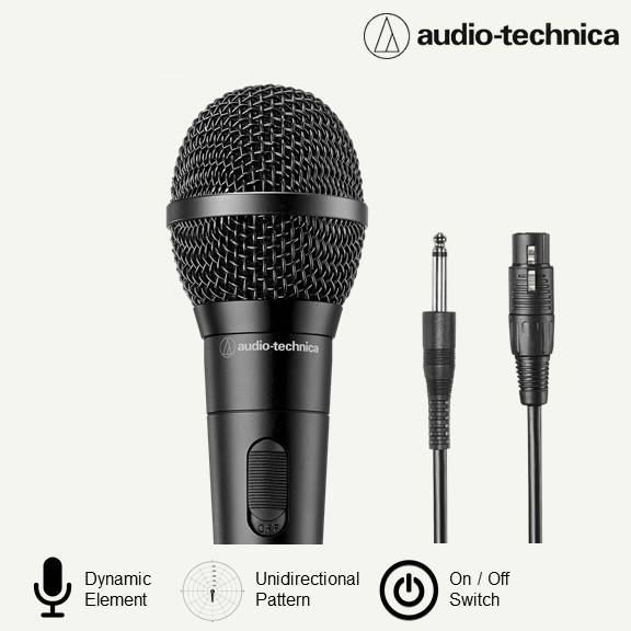 Audio-Technica ATR1300x Unidirectional Dynamic Microphone / Microphone for PA Systems